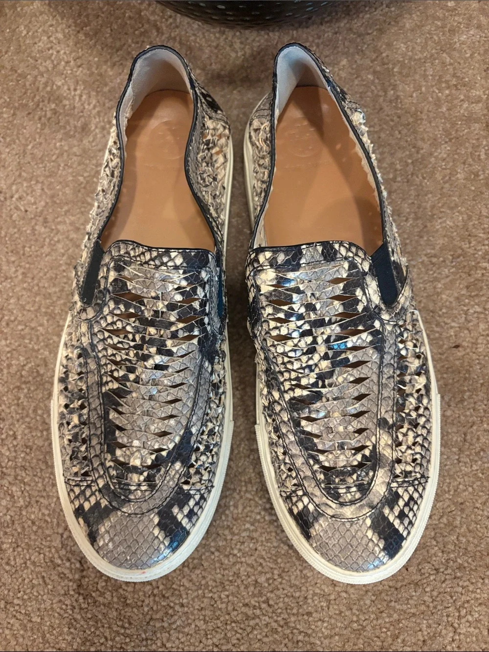Tory Burch Huarache Snakeskin sneakers